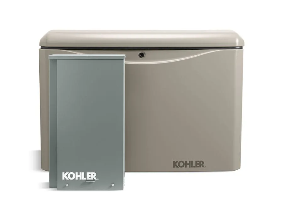 Génératrice et panneau de transfert Kohler